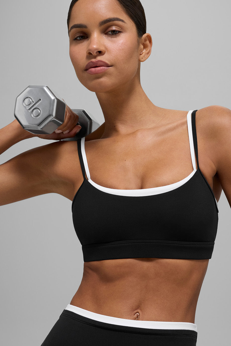 Airbrush Double Up Bra - Black/White - Image 5